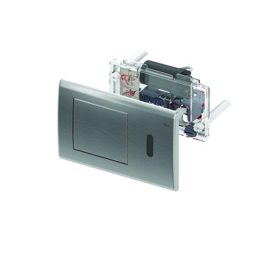 Клавиша смыва для писсуара TECE Planus 9240352, сенсорная, 6 V-Batterie, нержавеющая сталь, сатин
