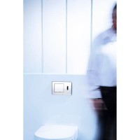Клавиша смыва для писсуара TECE Planus 220/12 V 9240353, сенсорная, механическая, хром глянцевый