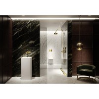 Клавиша смыва TECESquare 9240839, механическая, с цветным PVD покрытием глянец, позолоченный