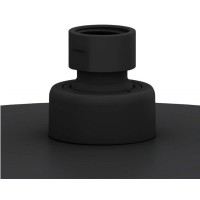 Верхний душ Damixa Scandinavian Pure 936050300, 25 см, цвет черный матовый