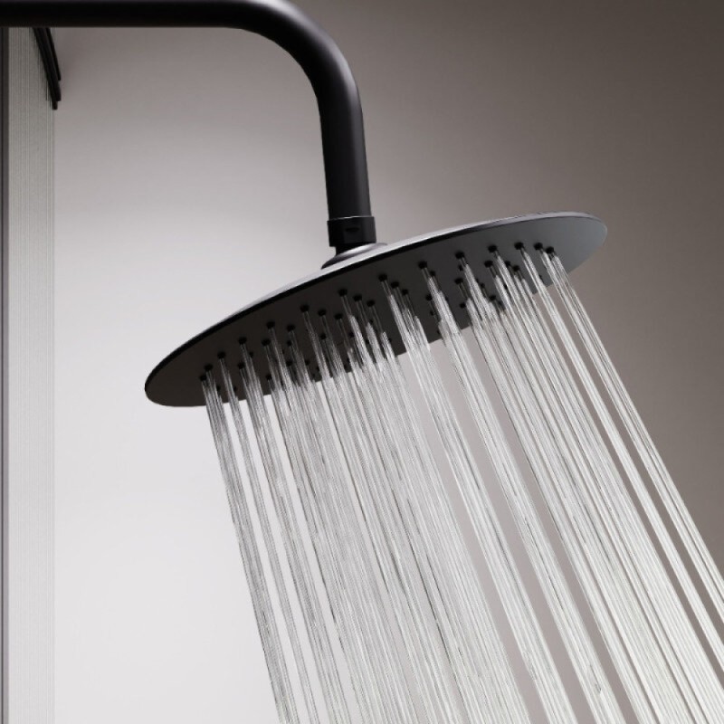 Верхний душ Damixa Scandinavian Pure 936050300, 25 см, цвет черный матовый