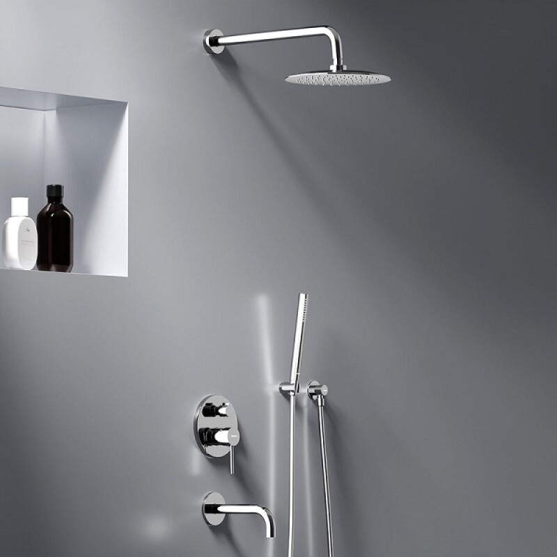 Душевая система Damixa Scandinavian Pure 936510000, цвет хром
