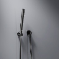 Душевая система Damixa Scandinavian Pure 936510300, цвет черный матовый