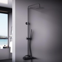 Душевая система Damixa Scandinavian Pure 936710300, цвет черный матовый