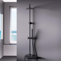 Душевая система Damixa Scandinavian Pure 936710300, цвет черный матовый