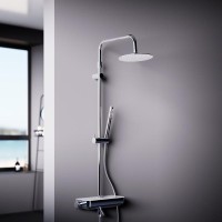 Душевая система Damixa Scandinavian Pure, с изливом, цвет хром, 936730000