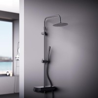 Душевая система Damixa Scandinavian Pure 936780300, цвет черный матовый