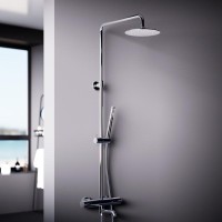 Душевая система Damixa Scandinavian Pure, термостатическая, с изливом, хром, 936810000