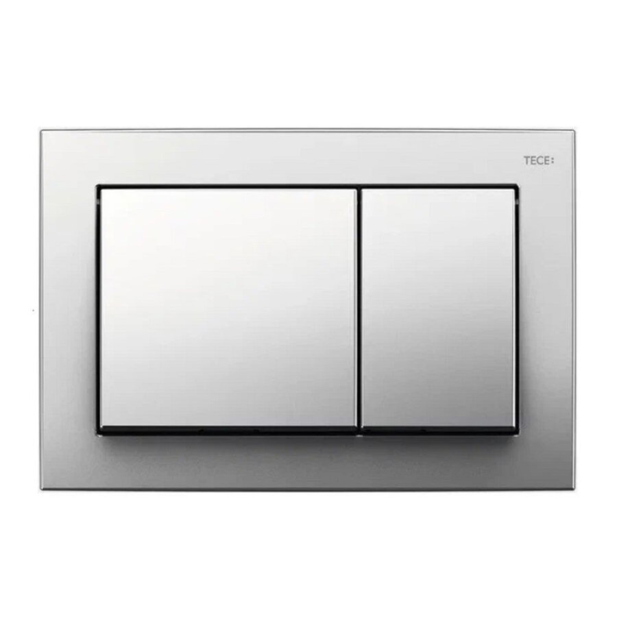 Инсталляция для унитаза TECEbase 9400406, шумоизоляция, клавиша смыва хром, красный, серый