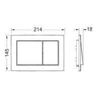 Инсталляция для унитаза TECE Base 9400406.WC1 с унитазом TECE V04 с кнопкой смыва TECEbase, хром глянцевый