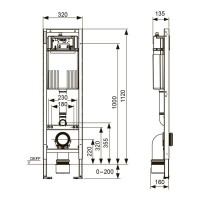 Инсталляция для унитаза Tece Tecebase 9400440