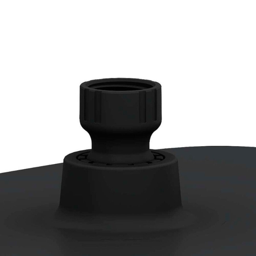 Верхний душ Damixa Apollo 947050300, 23.6 х 23.6 см, черный матовый