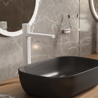Смеситель для раковины WasserKRAFT Saale, белый матовый, 9503H