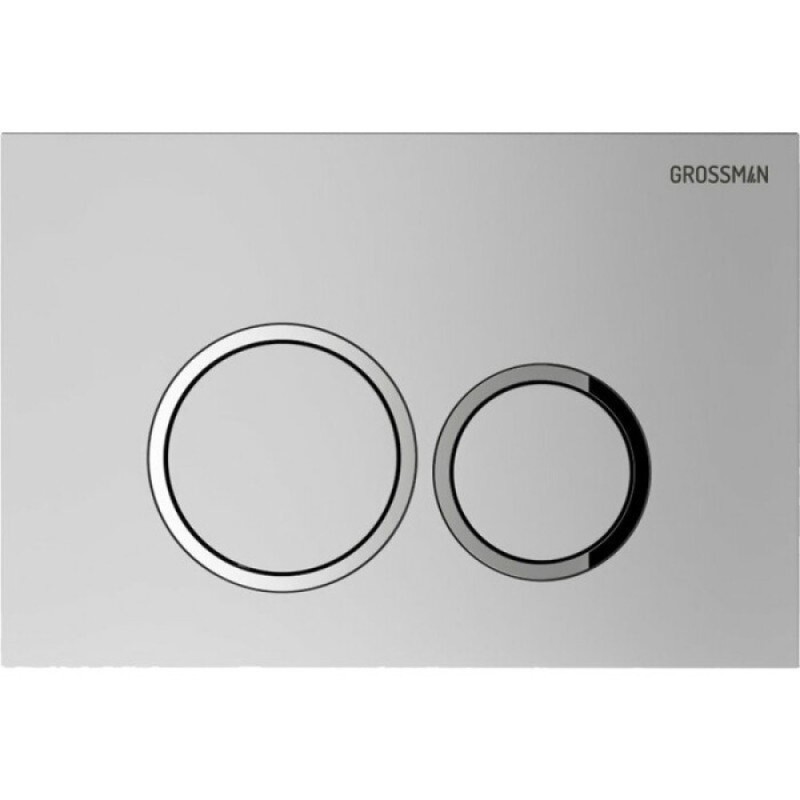 Комплект Grossman Galaxy 97.01.110: инсталляция для унитаза 900.K31.01.000, клавиша смыва хром матовый 700.K31.01.110.110