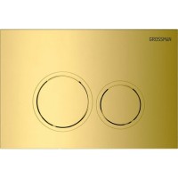 Комплект Grossman Galaxy 97.01.300: инсталляция для унитаза 900.K31.01.000, клавиша смыва золото глянцевое 700.K31.01.300.300