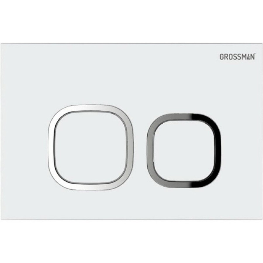 Комплект Grossman Cosmo 97.02.000: инсталляция для унитаза 900.K31.01.000, клавиша смыва белый глянцевый 700.K31.02.000.000
