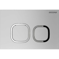 Комплект Grossman Cosmo 97.02.110: инсталляция для унитаза 900.K31.01.000, клавиша смыва хром матовый 700.K31.02.110.110