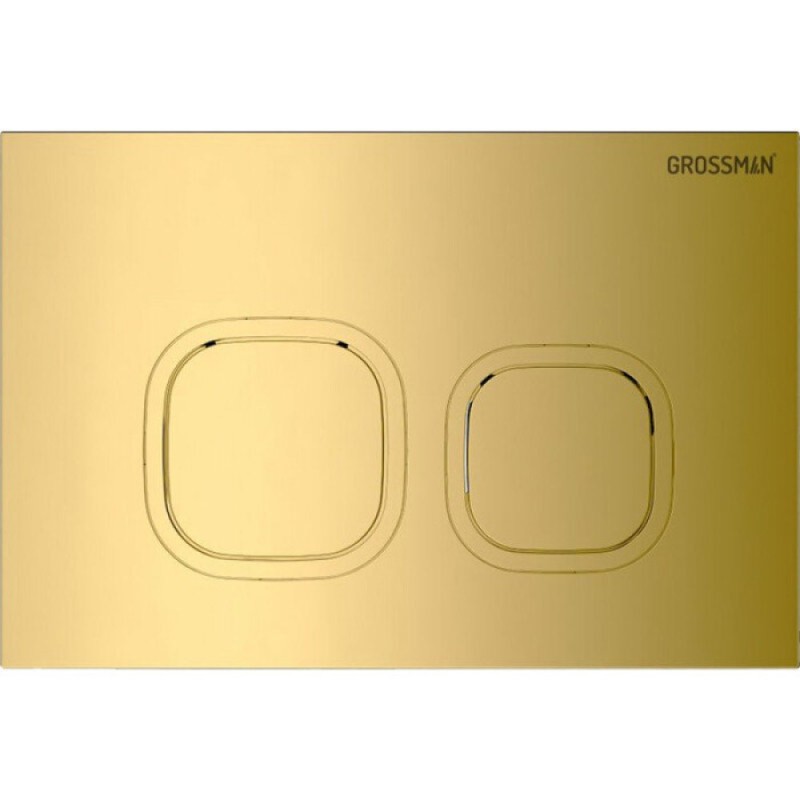 Комплект Grossman Cosmo 97.02.300: инсталляция для унитаза 900.K31.01.000, клавиша смыва золото глянцевое 700.K31.02.300.300