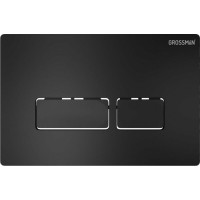 Комплект Grossman Pragma 97.03.210: инсталляция для унитаза 900.K31.01.000, клавиша смыва черный матовый 700.K31.03.210.210