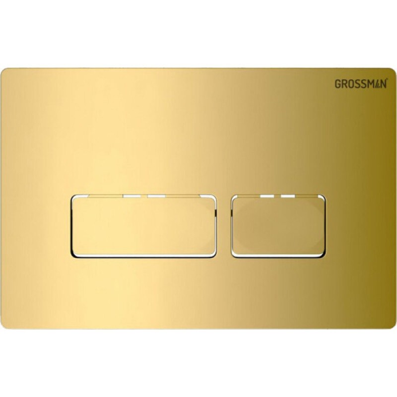 Комплект Grossman Pragma 97.03.300: инсталляция для унитаза 900.K31.01.000, клавиша смыва золото глянцевое 700.K31.03.300.300