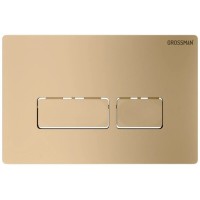 Комплект Grossman Pragma 97.03.310: инсталляция для унитаза 900.K31.01.000, клавиша смыва золото матовое 700.K31.03.310.310