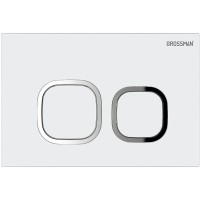 Комплект Grossman Cosmo 97.4414S.02.000, инсталляция 900.K31.01.000 с безободковым унитазом GR-4414S белый, сиденье микролифт, клавиша смыва белый глянец 700.K31.02.000.000
