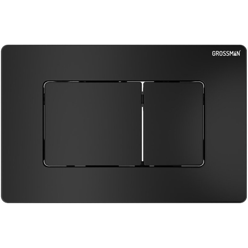 Комплект Grossman Classic 97.4441S.04.21M, инсталляция 900.K31.01.000 с безободковым унитазом GR-4441S белый, сиденье микролифт, клавиша смыва черный матовый 700.K31.04.21M.21M