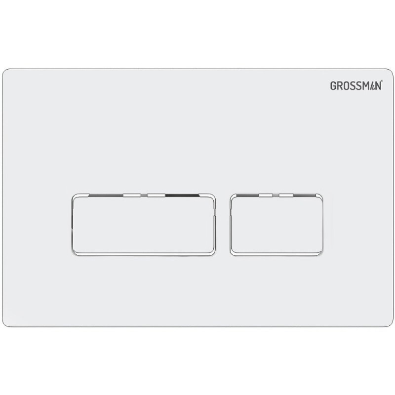 Комплект Grossman Pragma 97.4455GMS.03.000, инсталляция 900.K31.01.000 с безободковым унитазом GR-4455GMS серый матовый, сиденье микролифт, клавиша смыва белая глянцевая 700.K31.03.000.000