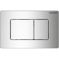 Комплект Grossman Classic 97.4455SQ.04.10M, инсталляция 900.K31.01.000 с безободковым унитазом GR-4455SQ белый, смыв торнадо, сиденье микролифт, клавиша смыва хром глянцевый 700.K31.04.10M.10M