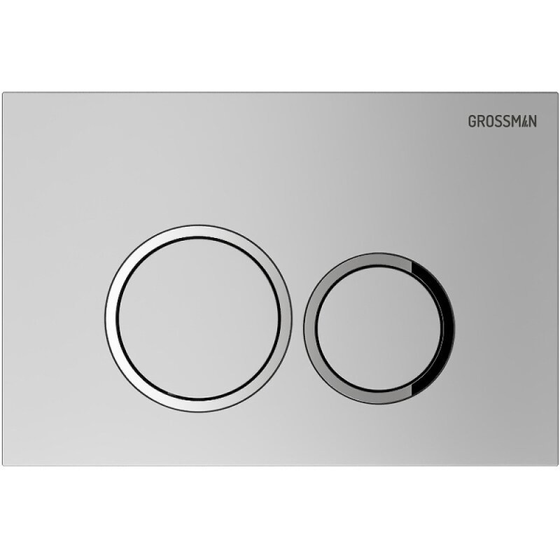Комплект Grossman Galaxy 97.4477S.01.110, инсталляция 900.K31.01.000 с безободковым унитазом GR-4477S белый, сиденье микролифт, клавиша смыва хром матовый 700.K31.01.110.110