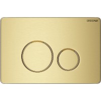 Комплект Grossman Style 97.4477SQ.05.32M, инсталляция 900.K31.01.000 с безободковым унитазом GR-4477SQ белый, смыв торнадо, сиденье микролифт, клавиша смыва золото сатин 700.K31.05.32M.32M