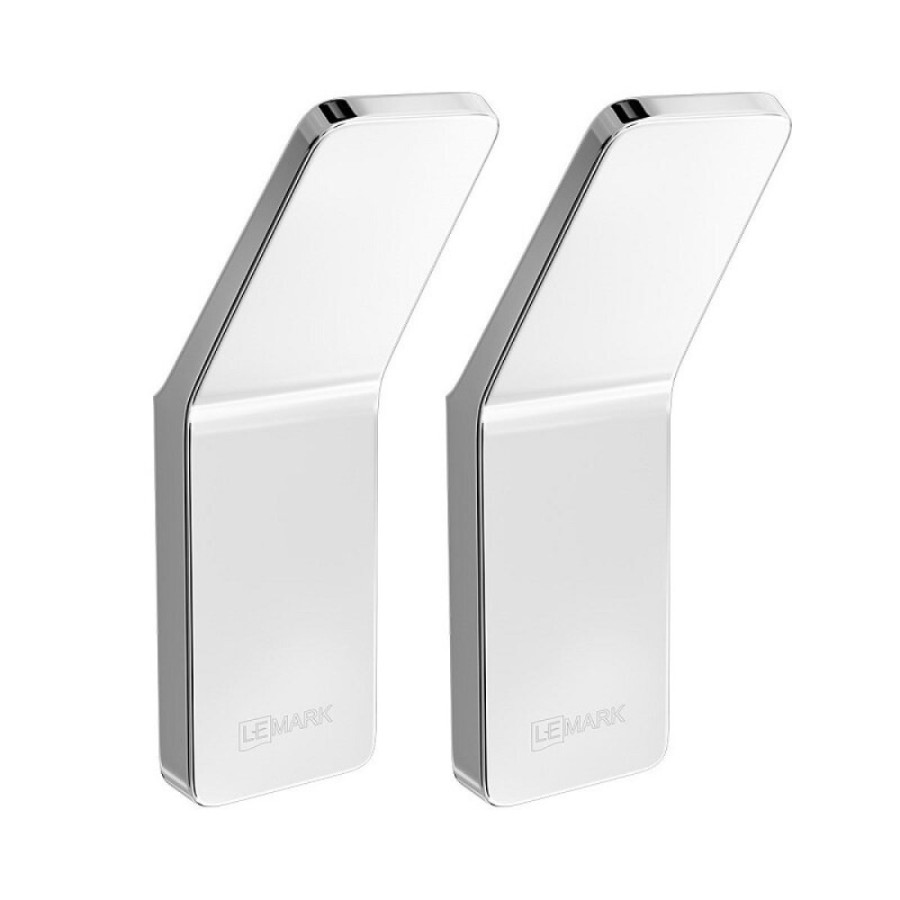 Крючок Lemark Smooth Line, 9711001, 2 штуки, хром