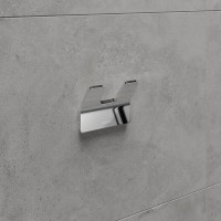 Крючок Lemark Smooth Line, 9711004, двойной, хром