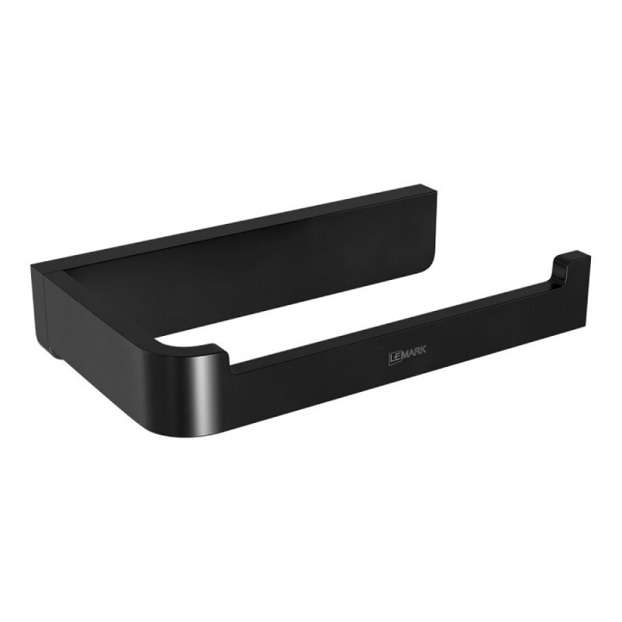 Держатель туалетной бумаги Lemark Smooth Line, 9722008, черный матовый