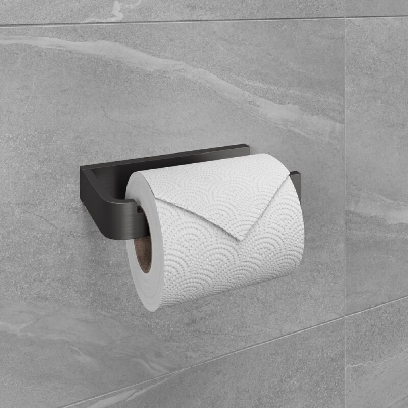 Держатель туалетной бумаги Lemark Smooth Line, 9726009, PVD графит