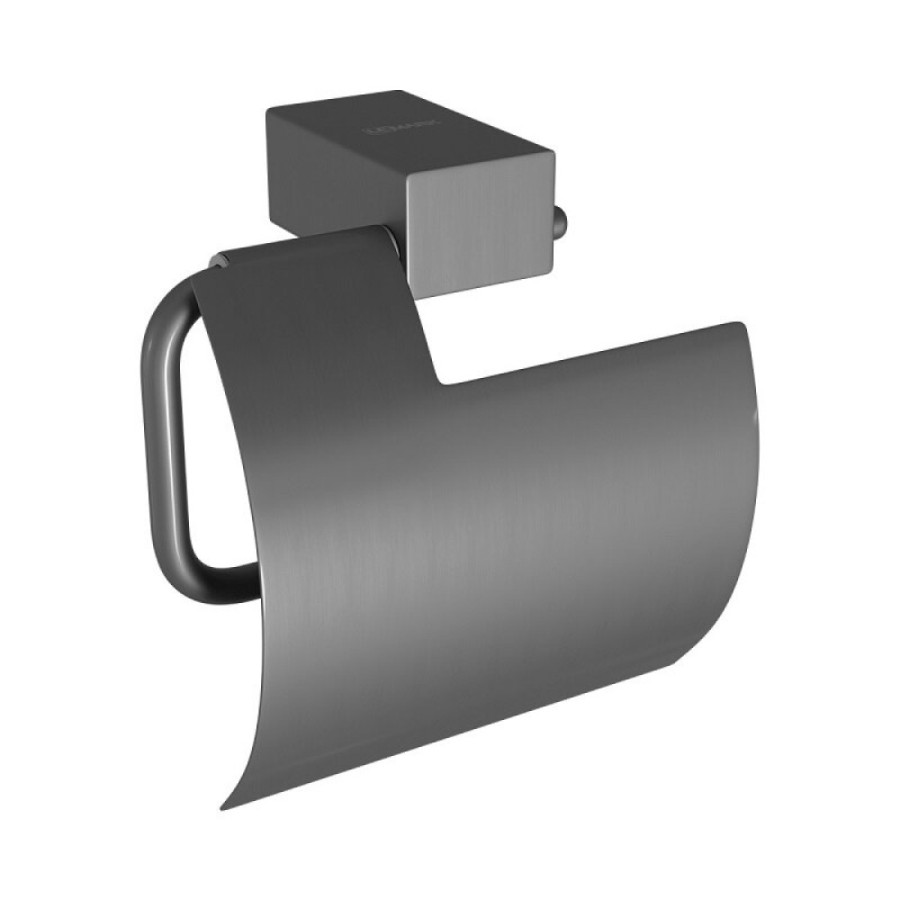 Держатель туалетной бумаги Lemark Smooth Line, 9726012, PVD графит
