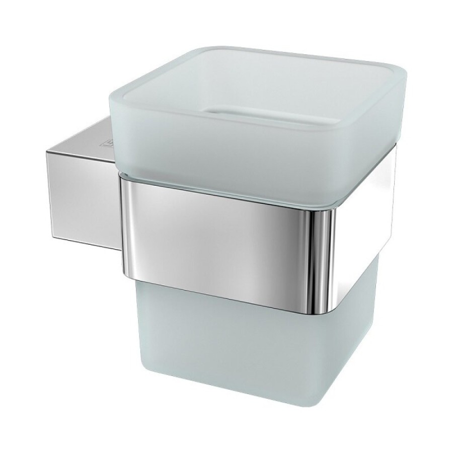 Стакан Lemark Smooth Line, 9731013, держатель хром