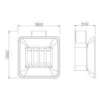 Мыльница Lemark Smooth Line, 9741016, держатель хром