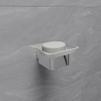 Мыльница Lemark Smooth Line, 9741016, держатель хром
