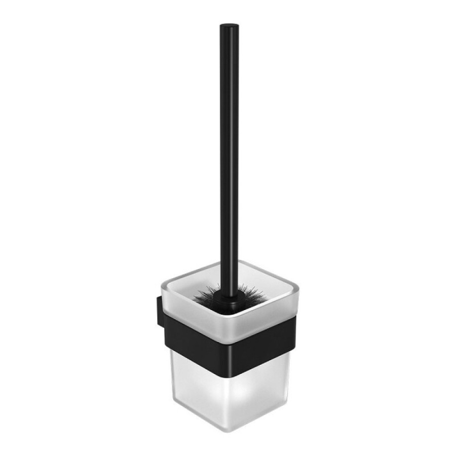 Ершик Lemark Smooth Line, 9762020, держатель черный матовый