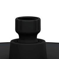 Верхний душ Damixa Jupiter 977050300, диаметр 22.5 см, черный матовый