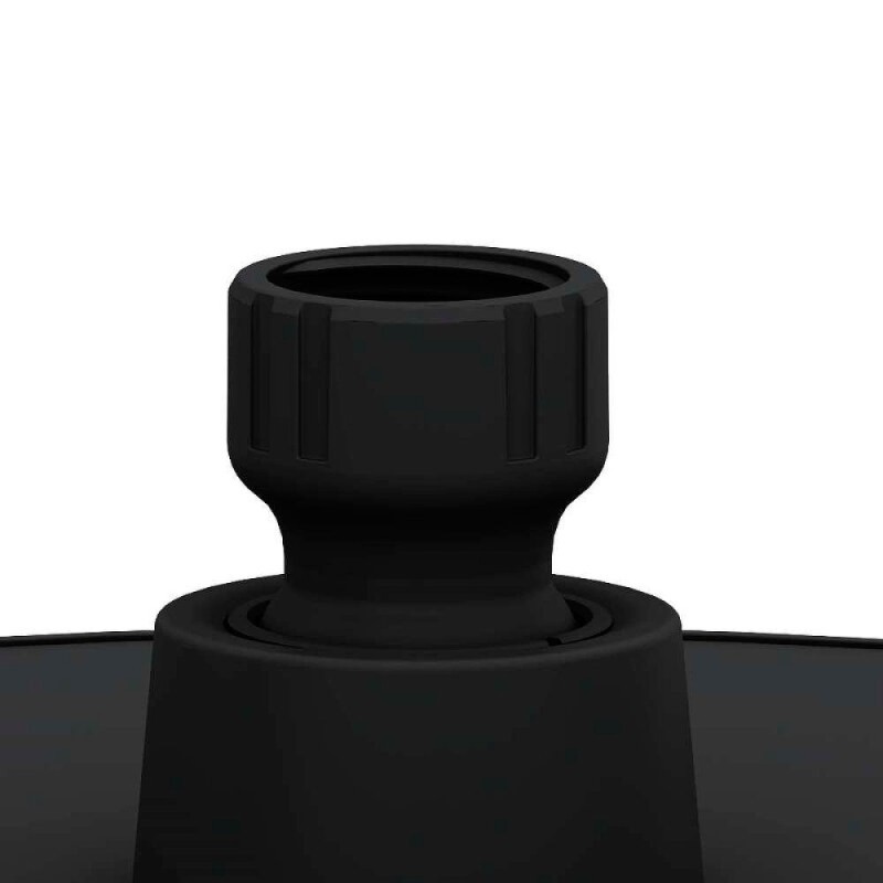 Верхний душ Damixa Jupiter 977050300, диаметр 22.5 см, черный матовый