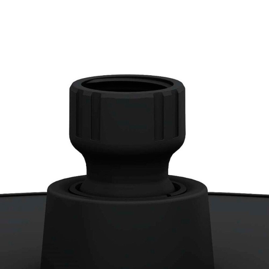 Верхний душ Damixa Jupiter 977050300, диаметр 22.5 см, черный матовый