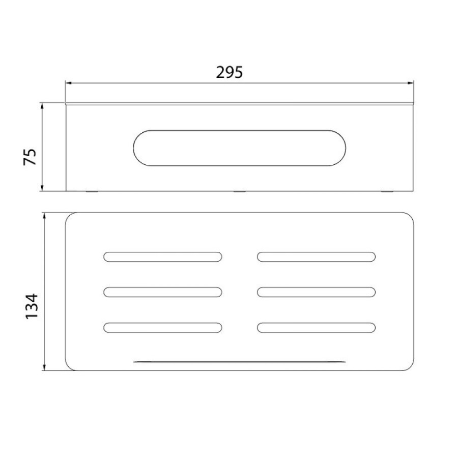Полка для душа Lemark Shelf line, 9771043, 30 см, с крючками, хром/графит