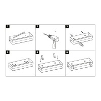 Полка для душа Lemark Shelf line, 9771052, 40 см, с крючками, хром