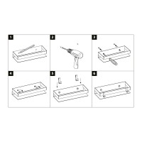 Полка для душа Lemark Shelf line, 9772050, 30 см, с крючками, черный