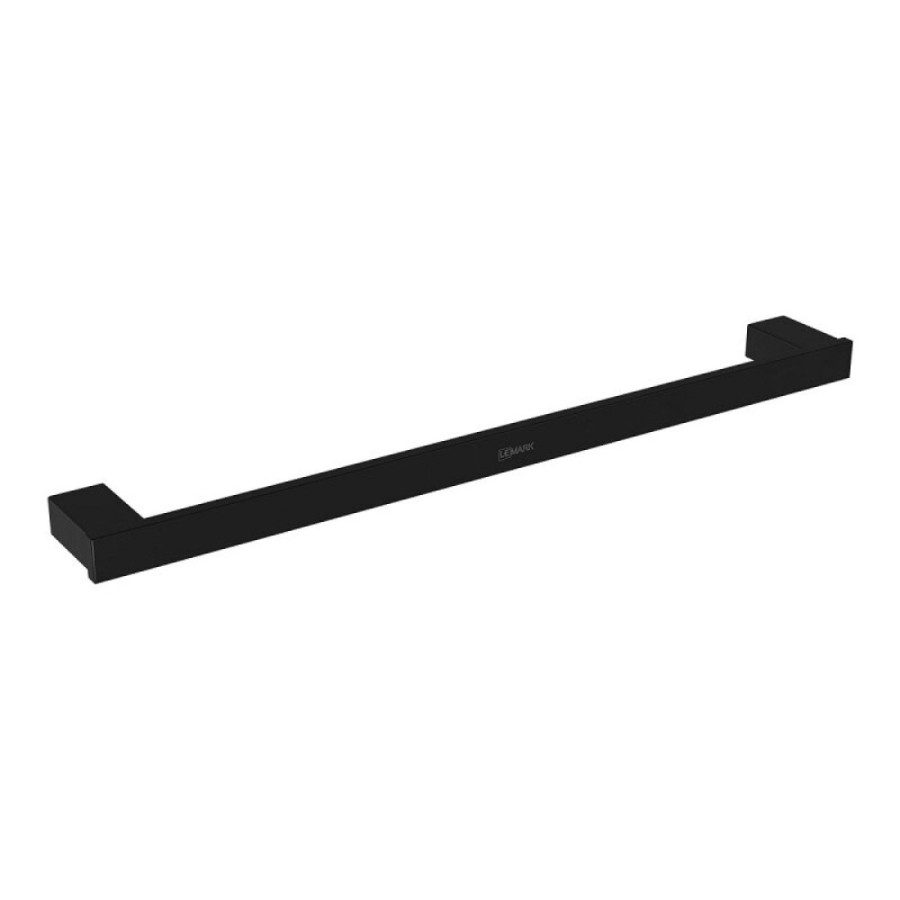 Полотенцедержатель Lemark Smooth Line, 9782023, 61 см, черный матовый