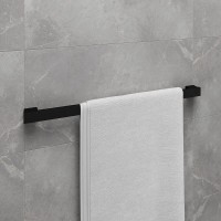 Полотенцедержатель Lemark Smooth Line, 9782023, 61 см, черный матовый