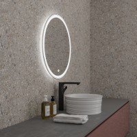 Зеркало Grossman Sento 98080 D800 80 x 80 см с подсветкой, сенсорный выключатель