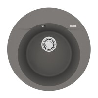 Кухонная мойка Lemark Sula 9910005, 50 см, материал искусственный камень, серый шёлк